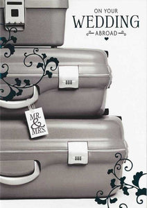 Wedding Card - Wedding Abroad Suitcases