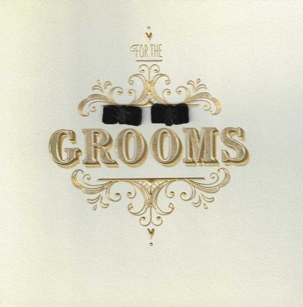 Wedding Card - Grooms Bow Tie