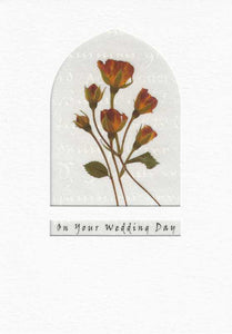 Wedding Card - 6 Wedding Roses