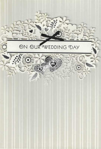 Wedding Card - Our Wedding Day Garland