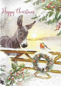 Tarjeta de Navidad - Amigos Festivos