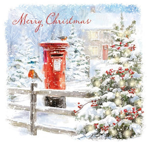 Christmas Cards - 12 Deluxe Christmas Cards - Christmas In The Village