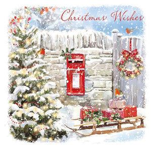 Christmas Cards - 12 Deluxe Christmas Cards - Christmas In The Village