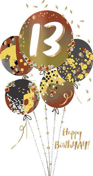 Age 13 - 13th Birthday - Birthday Balloon
