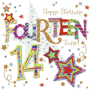 Age 14 - 14th Birthday - You're Fourteen