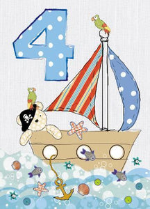 Age 4 - 4th Birthday - Pirate Ship