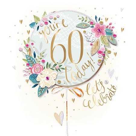 Age 60 - 60th Birthday - Birthday Balloon