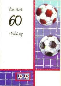 Age 60 - 60th Birthday - Footballs