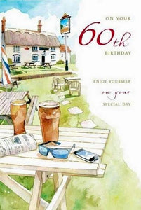 Age 60 - 60th Birthday - Country Pub
