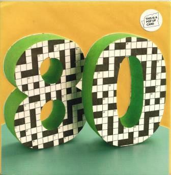 Age 80 - 80th Birthday - Crossword Puzzle 80