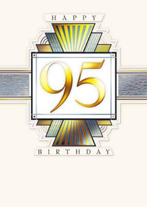 Age 95 - 95th Birthday - ArtDeco