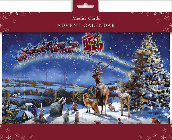 Christmas Advent Calendar Card - Magical Christmas