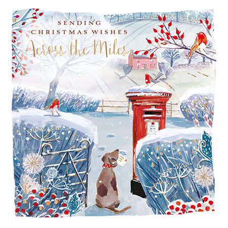 Christmas Card - Across The Miles - Winter Garden