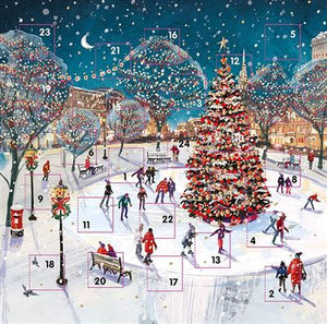 Christmas Advent Calendar - Skating in the Snow