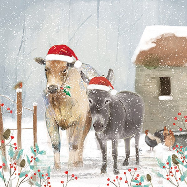 Charity Christmas Cards - Pack of 6 - By The Barn