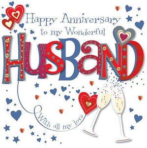 Anniversary Card - Husband Anniversary - Husband Anniversary