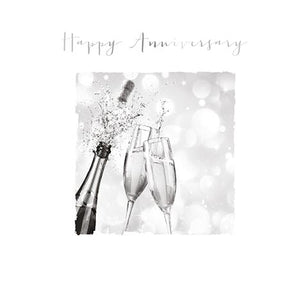 Anniversary Card - Your Anniversary - Champagne Celebration