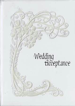 Wedding Acceptance Card - Garland