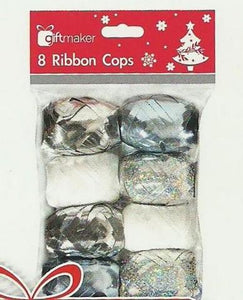 Curling Ribbon - 8 Ribbon Cops - Ice