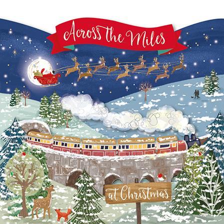 Christmas Card - Across The Miles - Christmas Train