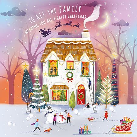 Christmas Card - All The Family - To All The Family