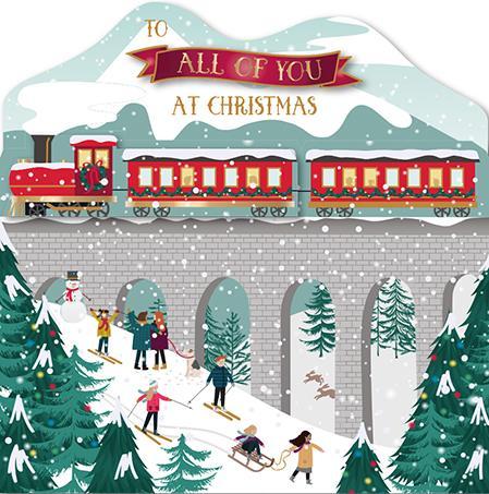 Christmas Card - All Of You - Christmas Train