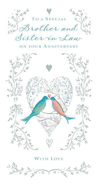 Anniversary Card - Brother & Sister-in-Law Anniversary - True Love