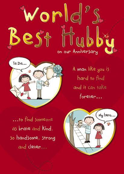 Anniversary Card - Husband Anniversary - Best Hubby