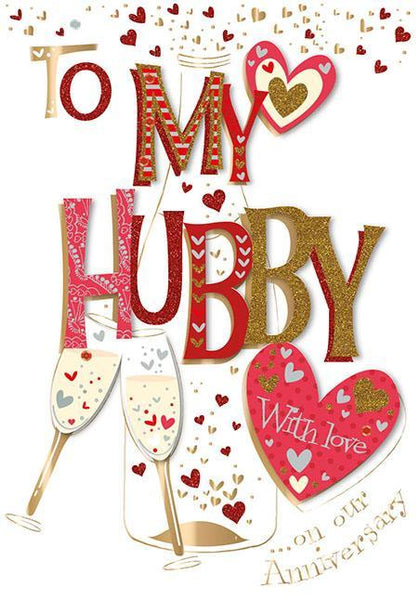 Anniversary Card - Husband Anniversary - My Hubby
