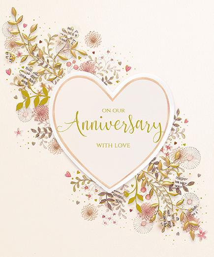 Anniversary Card - Our Anniversary - Our Anniversary