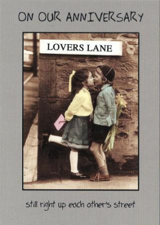 Anniversary Card - Our Anniversary - Lovers Lane