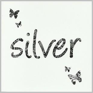 Anniversary Card - 25th Silver Anniversary - Silver