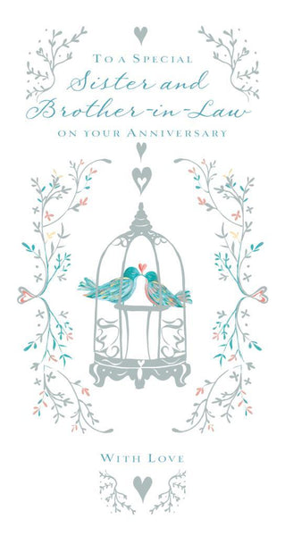 Anniversary Card - Sister & Brother-in-law Anniversary - Together Forever