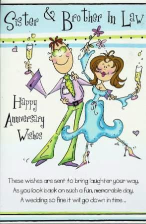 Anniversary Card - Sister & Brother-in-law Anniversary - Couple Dancing