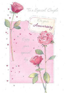 Anniversary Card - Your Anniversary - Long Stemmed Roses