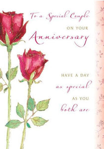 Anniversary Card - Your Anniversary - Romantic Roses