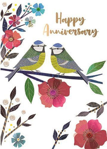 Anniversary Card - Your Anniversary - Two Birds