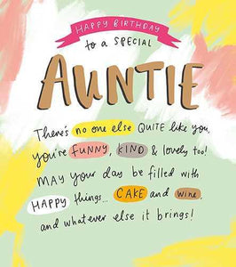 Auntie Birthday - No One Else Like You