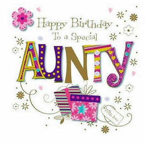 Aunty Birthday - Presents