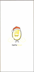 Christmas Card - Humour - Santa Bean