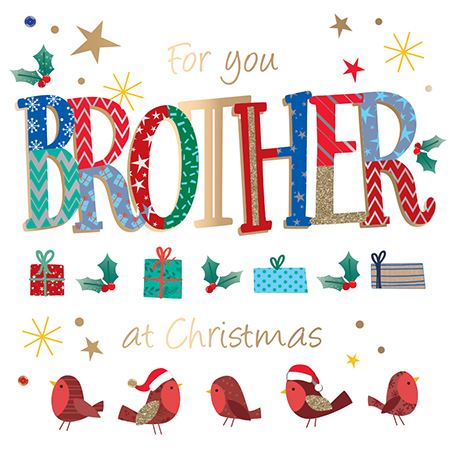 Christmas Card - Brother - For You Brother