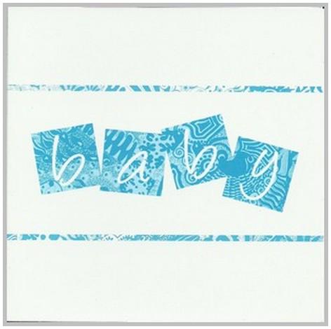 New Baby Card - Baby Boy - Blue Text Baby