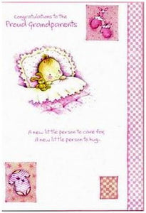 New Baby Card - Baby Grandchild - A New Little Person