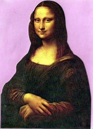 Blank card - Mona Lisa