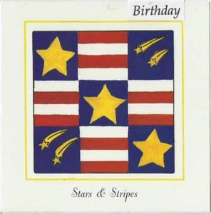 Children's Birthday Card - Stars & Stripes