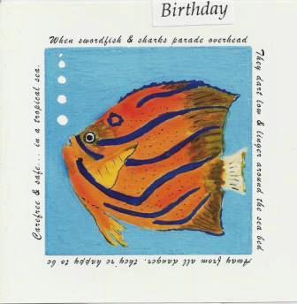 Children's Birthday Card - Swordfish