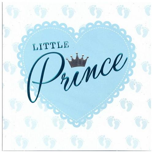New Baby Card - Baby Boy - Little Prince