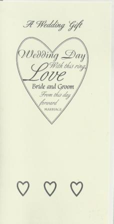 Wedding Gift Card - Heart
