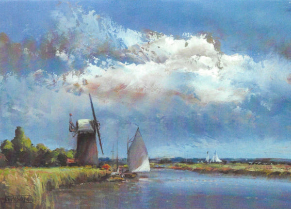Birthday Card - Sailing on the Thurne