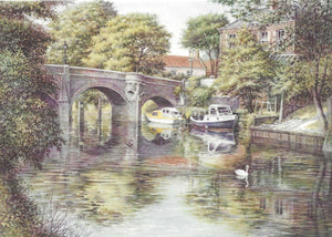 Birthday Card - Bishop's Bridge, Norwich